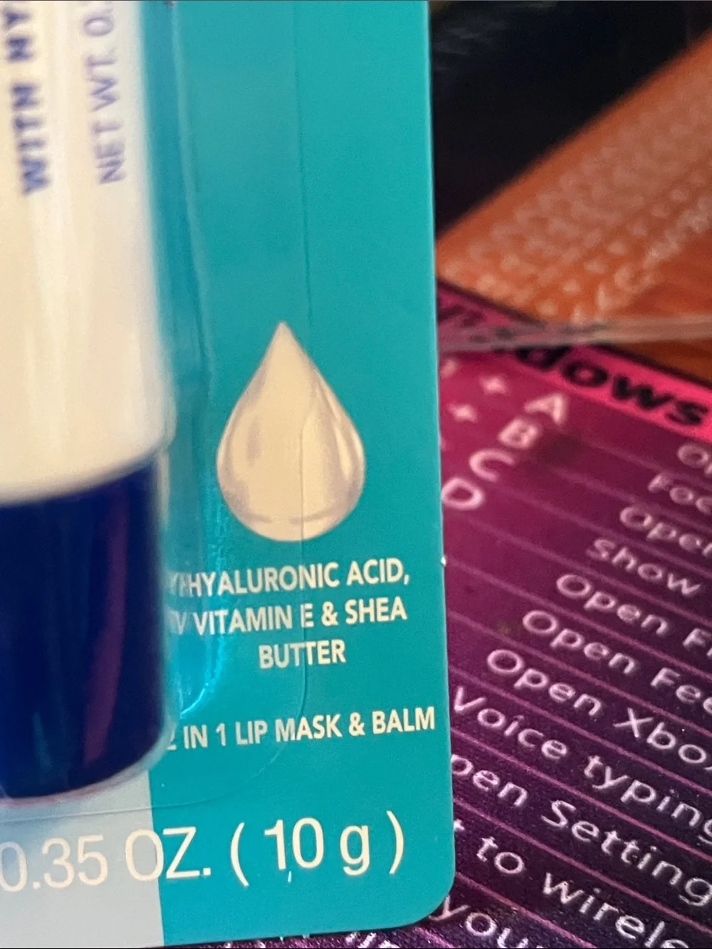 Hydrating Night Lip Mask – White & Blue